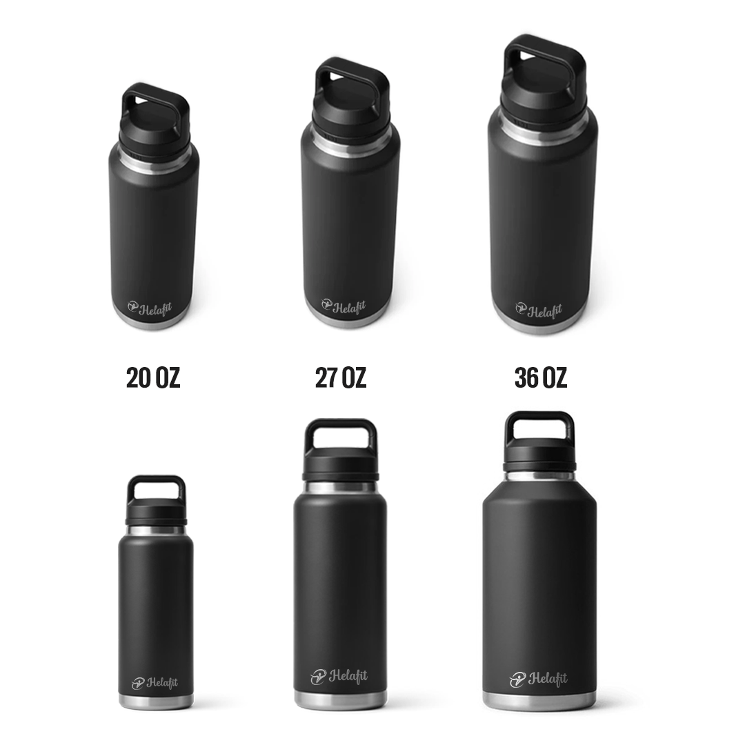 Helafit Stainless Steel Stackable Cup With Chug Cap 20 oz