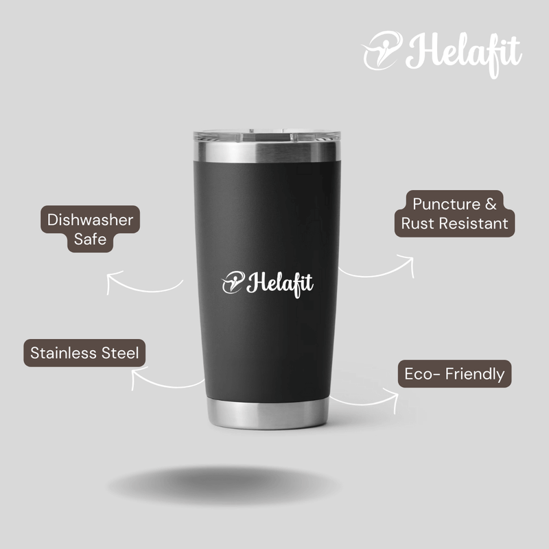 Helafit Stainless Steel Stackable Cup With Slider Lid 30 oz.