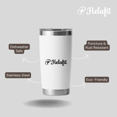 Helafit Stainless Steel Stackable Cup With Slider Lid 20 oz.