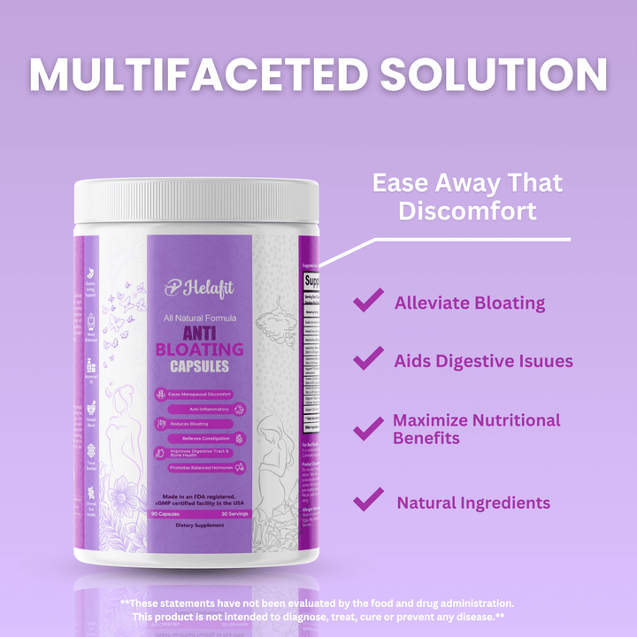 Helafit Anti Bloating Capsules.