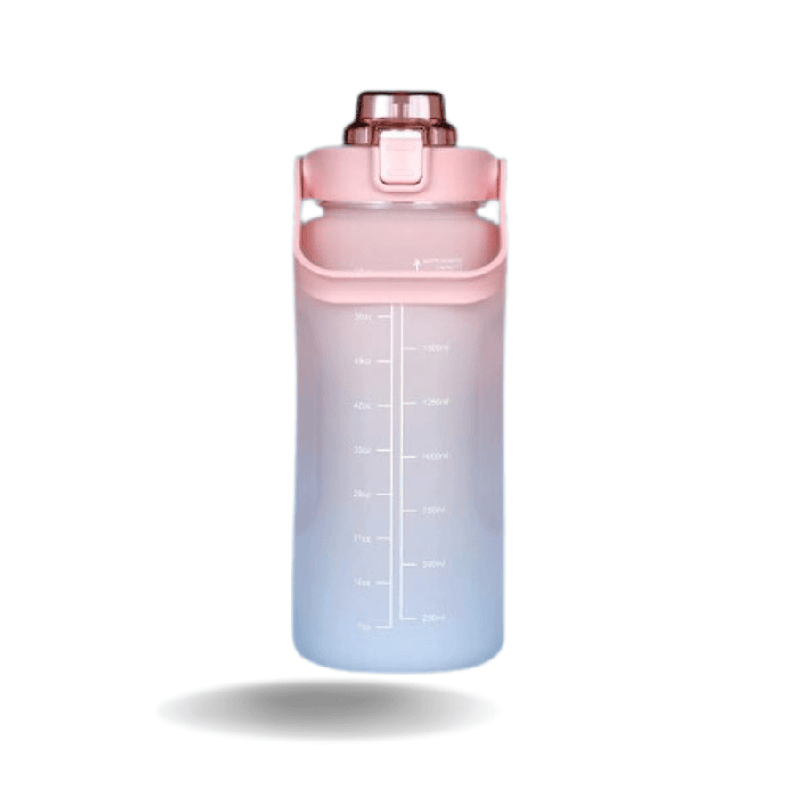 Helafit 64 oz Time Tracking Motivational Water Bottle.